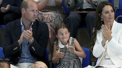 Prinzessin Charlotte stahl ihren Eltern Prinz William und Herzogin Kate bei den Commonwealth Games die Show. (Bild: PA Wire)