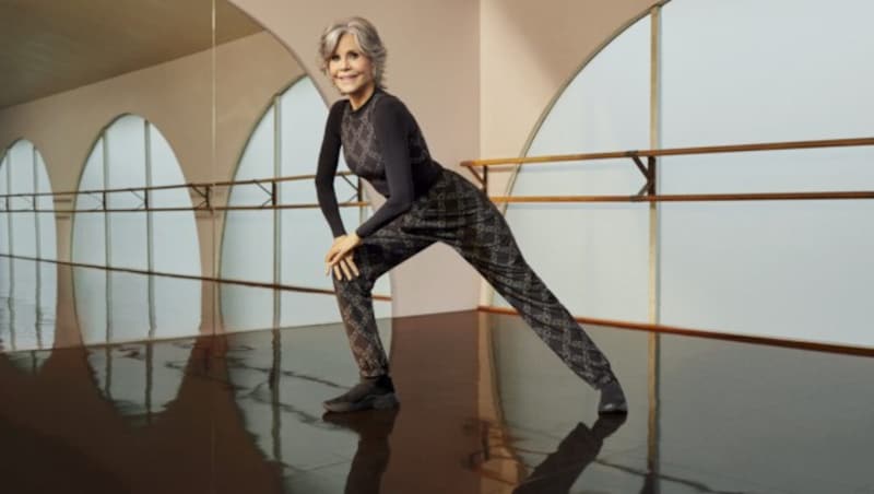 Jane Fonda bringt gemeinsam mit H&M Bewegung ins Leben. (Bild: H&M Move)