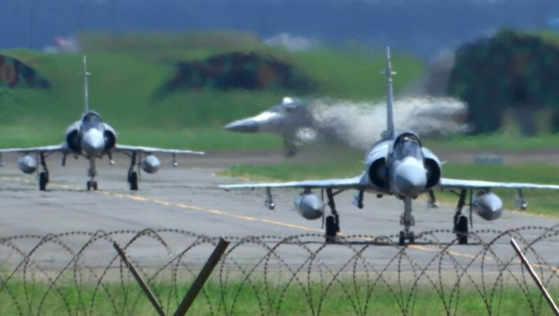 Mirage-Kampfjets der Taiwan Air Force (Bild: AP)