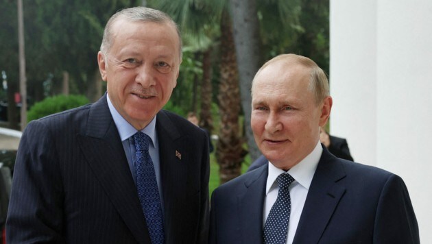 Die Türkei pflegt enge Beziehungen zu Russland... (Bild: APA/AFP/TURKISH PRESIDENTIAL PRESS SERVICE/Murat KULA )