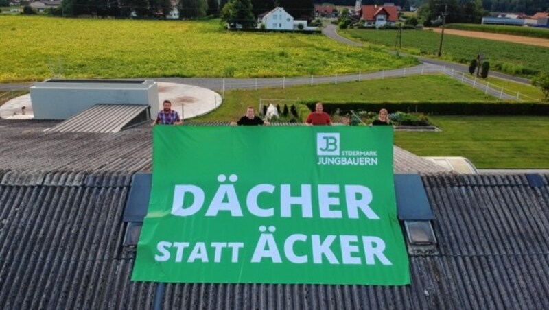 Steirische Jungbauern wollen Dach-Fotovoltaik forcieren. (Bild: Steirische Jungbauern)