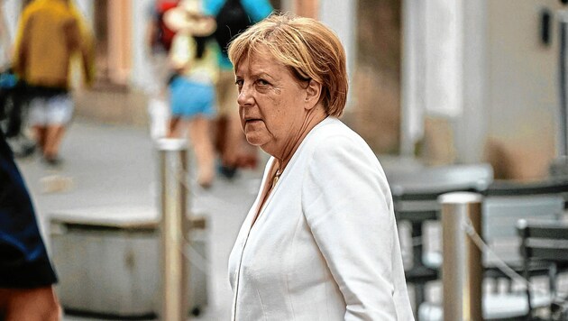 Ex-Kanzlerin Angela Merkel besucht das Salzburger Sternbrau. (Bild: Markus Tschepp)