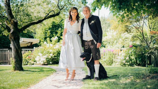 Hochzeitsfoto Dr. Susanne Riess-Hahn und Dr. Johannes Hahn (Bild: David Faber)