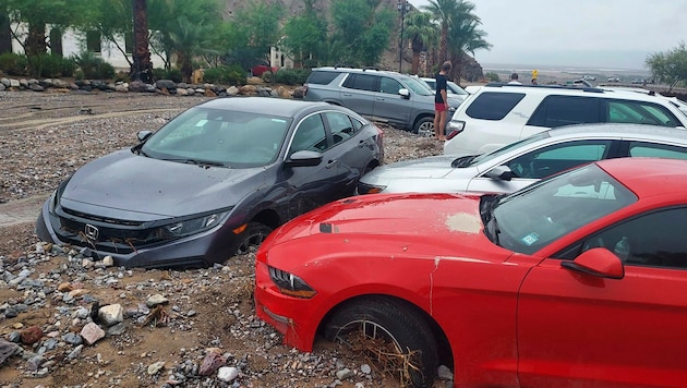 Überschwemmungen im Death Valley (Bild: AP)