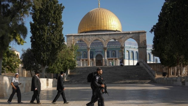 Auch in Jerusalem hat es am jüdischen Fasten- und Trauertag Tisha B‘Av Raketenalarm gegeben. (Bild: AP)