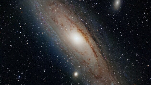 Der Andromeda-Nebel aus dem Blick der Sternwarte Oed in der Gemeinde Martinsberg, Bezirk Zwettl. (Bild: Astronomisches Zentrum Martinsberg)