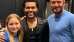 Gemeinsam mit Tochter Harper Seven besuchte David Beckham das Konzert von The Weeknd in Miami. (Bild: instagram.com/davidbeckham)