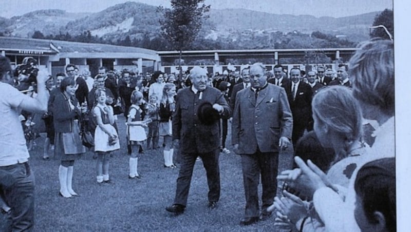 1971 wurde der Stubenbergsee vom damaligen Landeshauptmann Josef Krainer eröffnet. (Bild: Christian Jauschowetz)