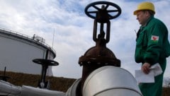 Durch die Druschba-Pipeline werden Raffinerien in Ungarn und der Slowakei mit russischem Erdöl ...
