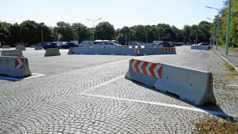 Parkplatz am Kahlenberg (Bild: Klemens Groh)