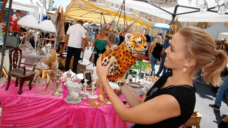 Der Flohmarkt um den Domplatz ist täglich von 7 bis 16 Uhr geöffnet. (Bild: Rojsek-Wiedergut Uta)