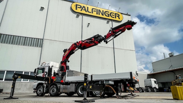 Palfinger meldet weniger Umsatz, aber mehr Gewinn für das erste Halbjahr 2024. (Bild: Markus Wenzel)