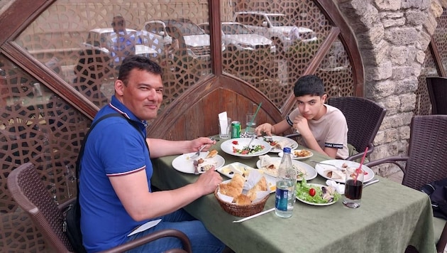 Trainer Taro Netzer besuchte Huseyn in Aserbaidschan (Bild: zVg)