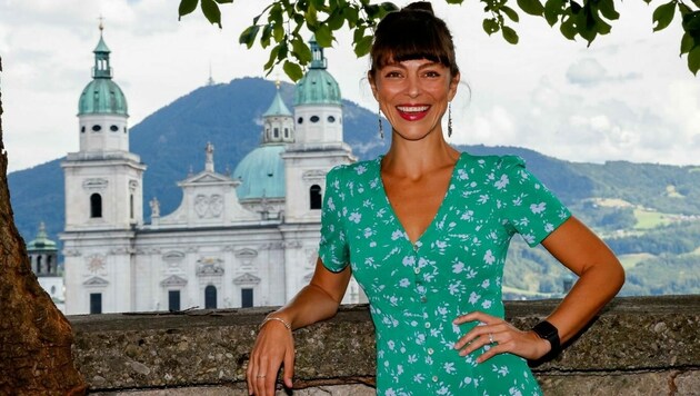 Corinne Winters hat sich sofort in Salzburg verliebt. (Bild: Markus Tschepp)