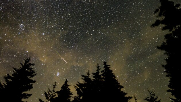 This year, the Perseids will be particularly easy to see in the night sky - if there are no clouds. (Bild: NASA/Bill Ingalls)