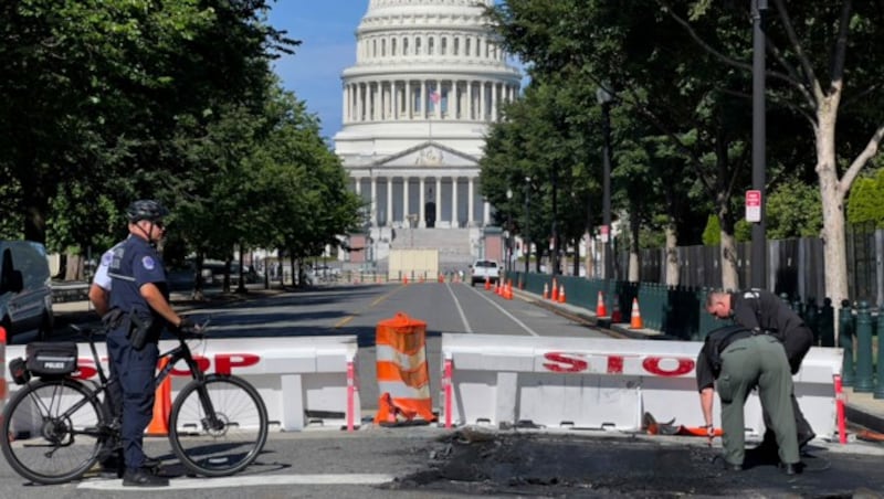 Auch die Angreifer im Kapitol sollen laut Biden damals nach Nancy gerufen haben. (Bild: APA/AFP/Daniel SLIM)