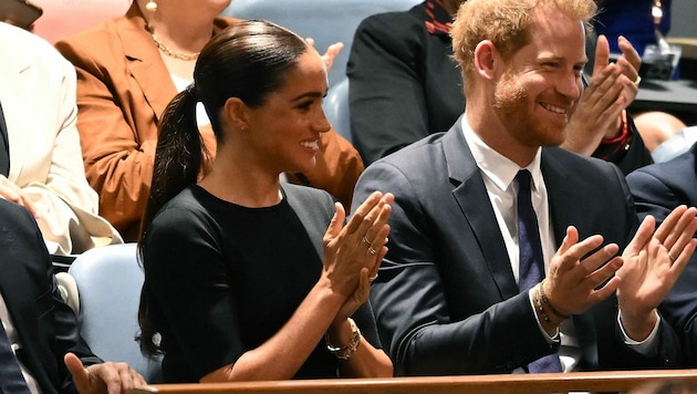 Prinz Harry und Herzogin Meghan (Bild: TIMOTHY A. CLARY / AFP / picturedesk.com)