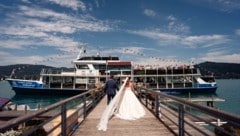 Auf den Schiffen am Wörthersee werden in einer Saison 70 Hochzeiten vorgenommen. (Bild: Glückwärts Wedding)