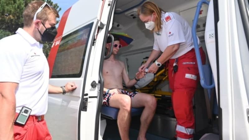 Im Einsatz: Daniel Schieder und Katharina Hainz (rechts) beim Frequency. (Bild: Attila Molnar)