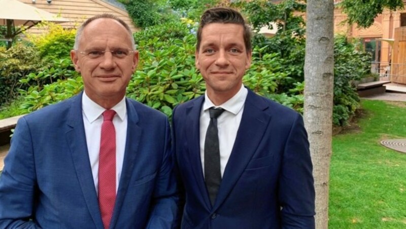 Innenminister Gerhard Karner (li.) und Kaare Dybvad Bek (Minister für Einwanderung und Integration) (Bild: BMI)