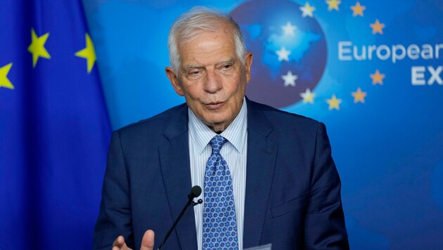 Der EU-Außenbeauftragte Josep Borrell (Bild: AP)