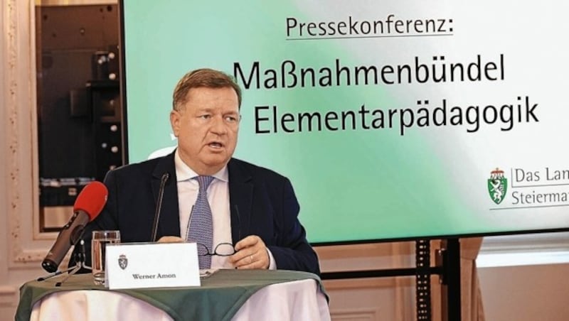 Der steirische Bildungslandesrat Werner Amon (ÖVP) (Bild: Christian Jauschowetz)