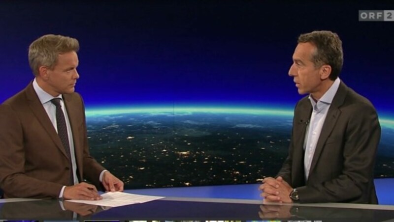 In der Energiebranche habe man „den Bock zum Gärtner“ gemacht, so Kern. (Bild: Screenshot tvthek.orf.at/ZiB 2)