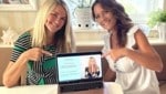 Lisa y Daniela (responsable de la implementación técnica) ofrecen tutoría en línea (imagen: zVg)