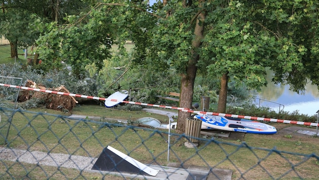 Der Sturm fegte in Orkanstärke über das Bad im Lavanttal. (Bild: Rojsek-Wiedergut Uta)