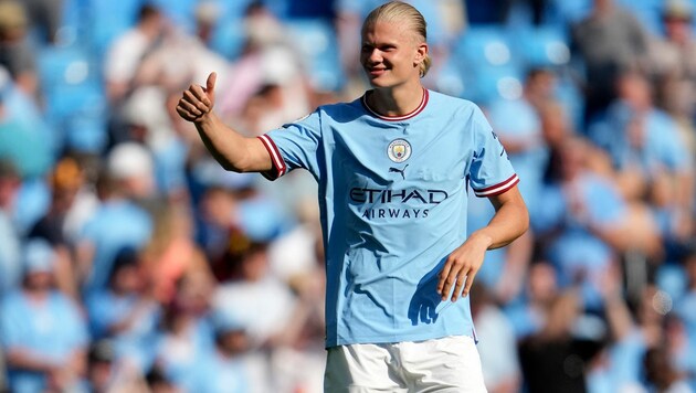 Erling Haaland von Manchester City (Bild: AP)