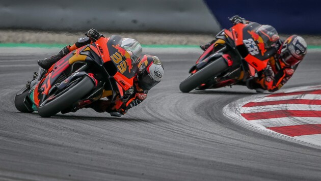 Brad Binder (l.) and Miguel Oliveira (r.) (Bild: GEPA pictures)