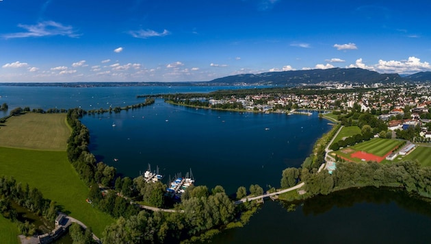 Das Harder Binnenbecken ist derzeit gesperrt. (Bild: Stiplovsek Dietmar)