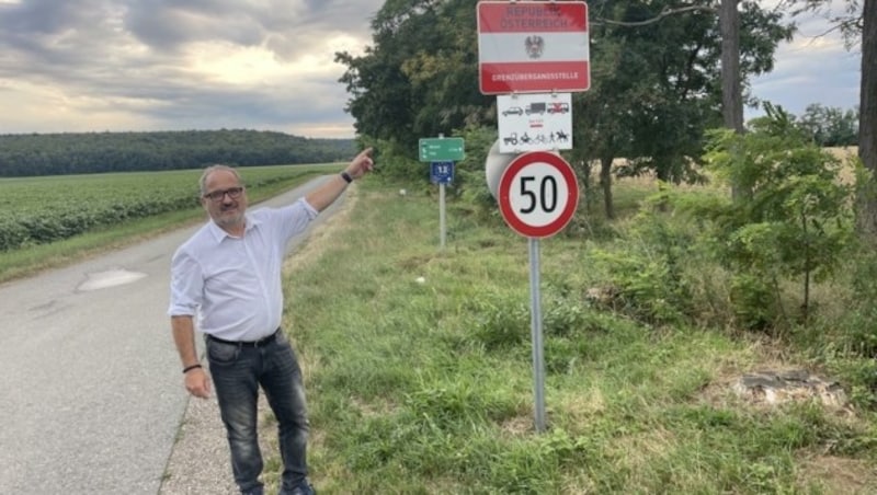 Bürgermeister Christian Balogh erwartet vom Bund mehr Maßnahmen zum Grenzschutz. (Bild: Schulter Christian)