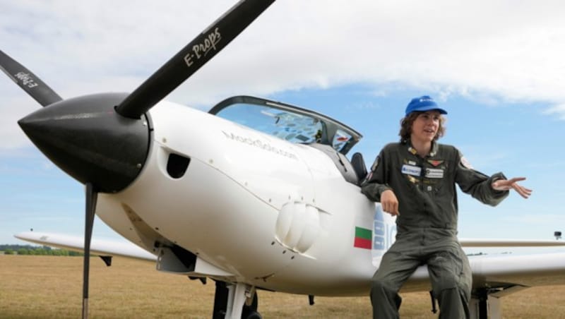 Der 17-jährige britisch-belgische Pilot Mack Rutherford (Bild: Associated Press)