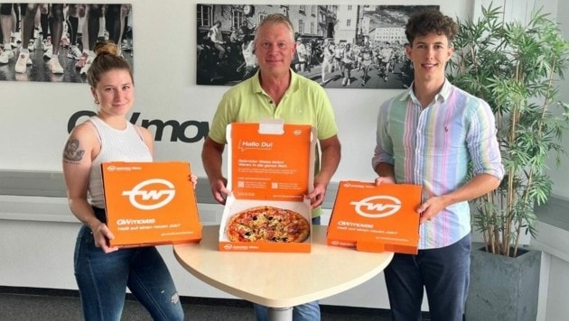 En la empresa de logística Gebrüder Weiss, el servicio de pizza trae la oferta de trabajo.  (Imagen: Schlingensiepen Sonja)