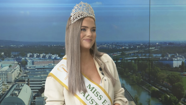 Katharina Prager wurde zur Miss Earth Austria 2022 gewählt. (Bild: krone.tv)