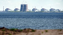Das Kernkraftwerk Saporischschja (Bild: APA/AFP/Ed Jones)