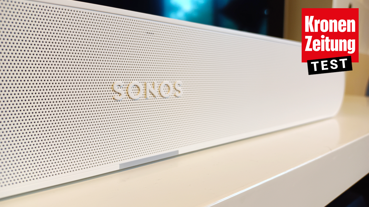 Die Ray ist Sonos‘ bislang kompakteste und günstigste Soundbar. (Bild: Sebastian Räuchle, Krone KREATIV)