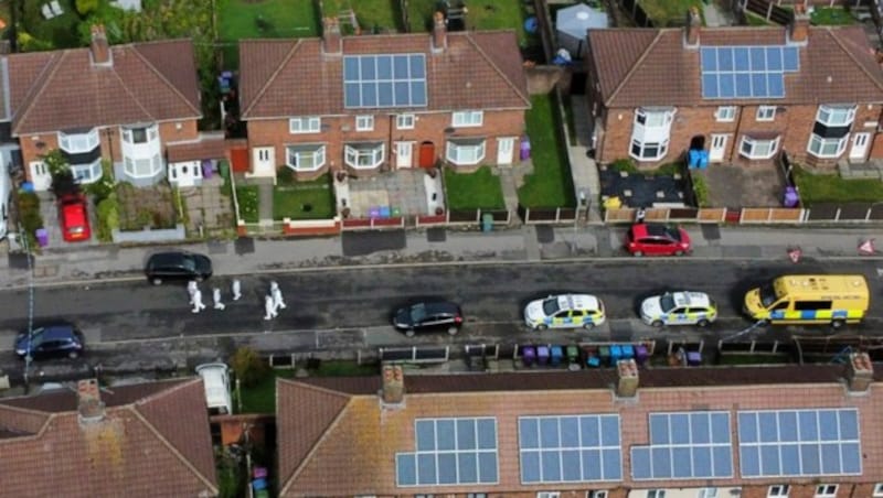 In der Kingsheath Avenue in Knotty Ash passierte das Unglück. (Bild: Peter Byrne/PA via AP)