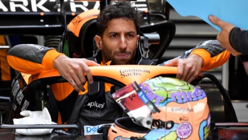 Bei McLaren lief es für Daniel Ricciardo nicht nach Plan. (Bild: Copyright 2022 The Associated Press. All rights reserved.)