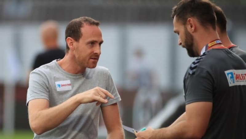 Christian Heinle (li.), Trainer der SV Ried (Bild: GEPA pictures)