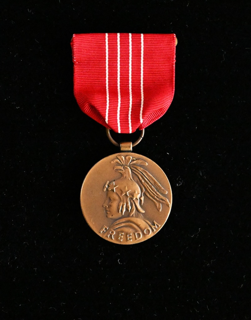 Die Medal of Freedom, welche Harry S. Truman 1945 Gangsterboss Meyer Lansky verlieh. (Bild: Frederic J. BROWN / AFP)