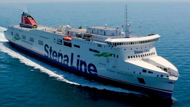 Die 2005 gebaute Fähre Stena Scandica auf einem Archivbild (Bild: Stena Line)