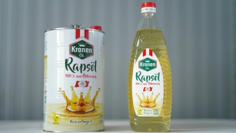 Zu dem in Wels und Ennsdorf produzierenden Unternehmen gehören Marken wie „Kronenöl“. (Bild: Markus Wenzel)