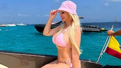 Daniela Katzenberger genießt ihren Ibiza-Urlaub mit fünf Kilo weniger auf den Rippen. (Bild: www.instagram.com/danielakatzenberger)