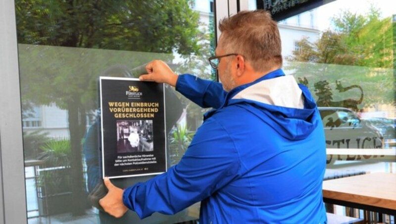 Für Thomas Müller werden Einbrüche in sein Kaffeehaus leider schon langsam zur Routine. (Bild: Rojsek-Wiedergut Uta)