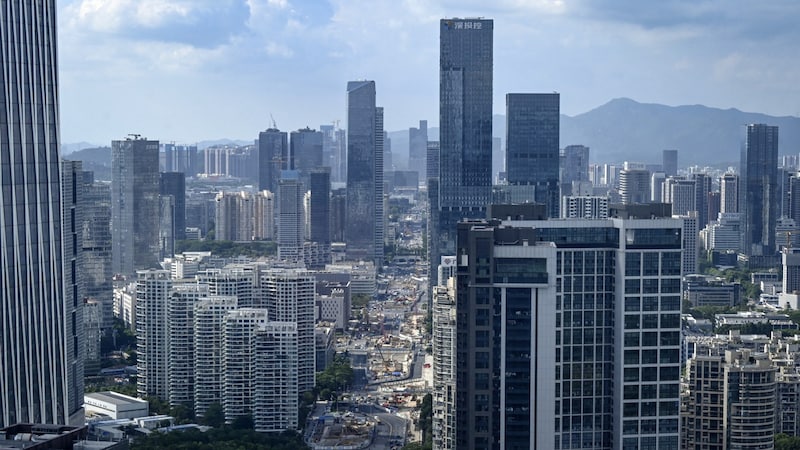 The Chinese metropolis of Shenzhen has a population of just under 18 million. (Bild: AFP)