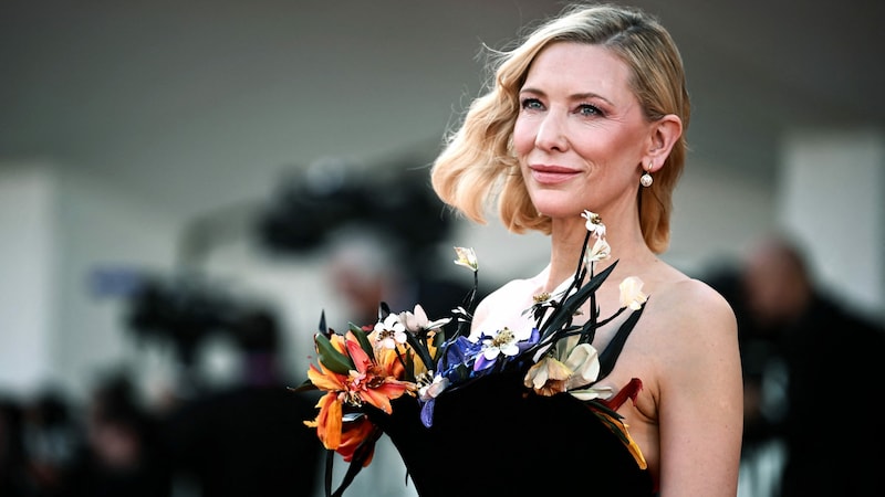 Cate Blanchett kam nach Venedig, um ihren neuen Film „Tar“ vorzustellen. (Bild: AFP)