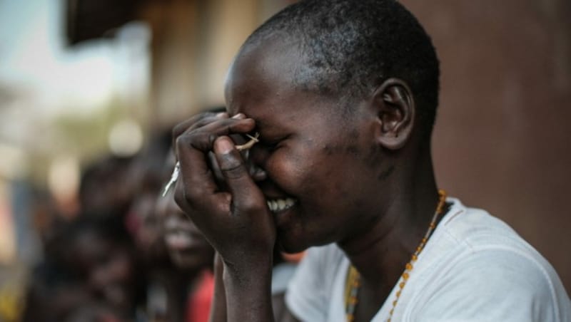 Dieses Mädchen in Uganda entkam der Prozedur. (Bild: Yasuyoshi CHIBA / AFP)