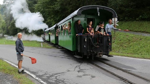 Die Feistritztalbahn in Koglhof (Bild: Patrik Ehnsperg)